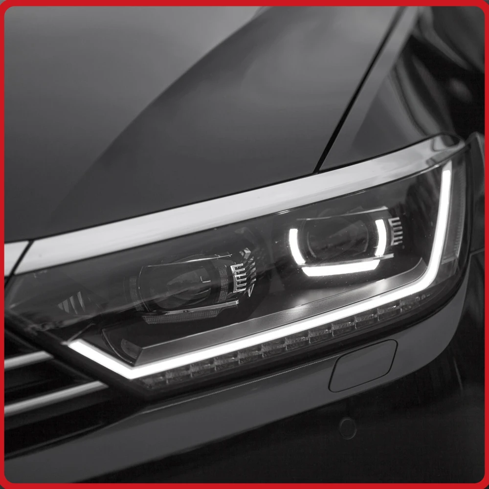 

Передние фары для VW Magotan B8 2016-2019, комплект фар с LED-подсветкой, U-образный дизайн, динамический указатель поворота, установка Plug and Play.