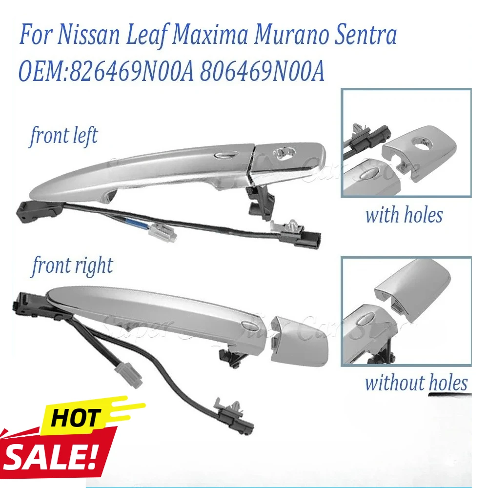 

Front Exterior Car Door Handle Left/Right For Nissan Sentra 2013-2018 Murano Maxima 2009-2014 Leaf 2011-2017 806469N00A