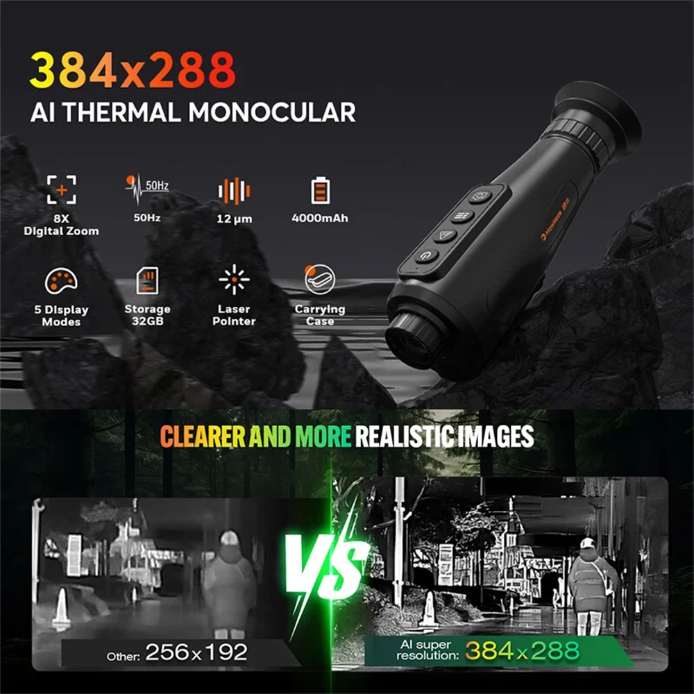 Kacamata Penglihatan Malam Mon - Outdoor Hunting Digital Night Vision ulasan dan harga
