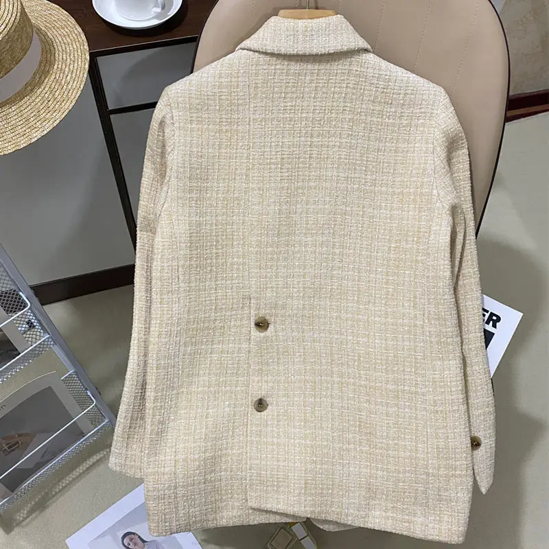 Chaqueta de traje informal para mujer, diseño de alta gama, temperamento, nicho, nuevo, Otoño, 2024