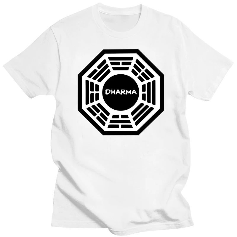 Dharma Initiative fashion t shirt Short Sleeve T-Shirtcasual Tops shirtShort Sleeve T-ShirtSlim Slim T-shirt