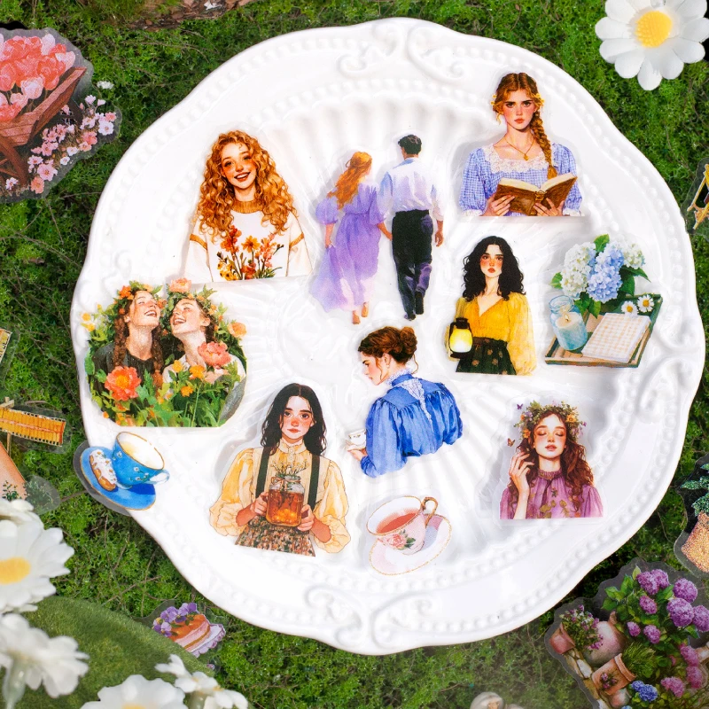 30 แผ่น/ถุงสติกเกอร์แพ็ค Dreamy Garden House สติกเกอร์ธีมคู่มือ Collage วัสดุ DIY การ์ดอวยพรตกแต่ง