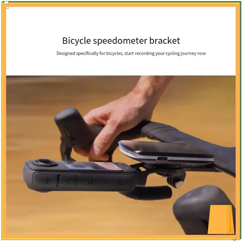 L53A-Bike All-In-One Computer Mount For Insta360 Ace/Ace Pro/Acepro2/X4/X3/X5 GO 3S/GO 3/ONE RS Bike Stopwatch Stand