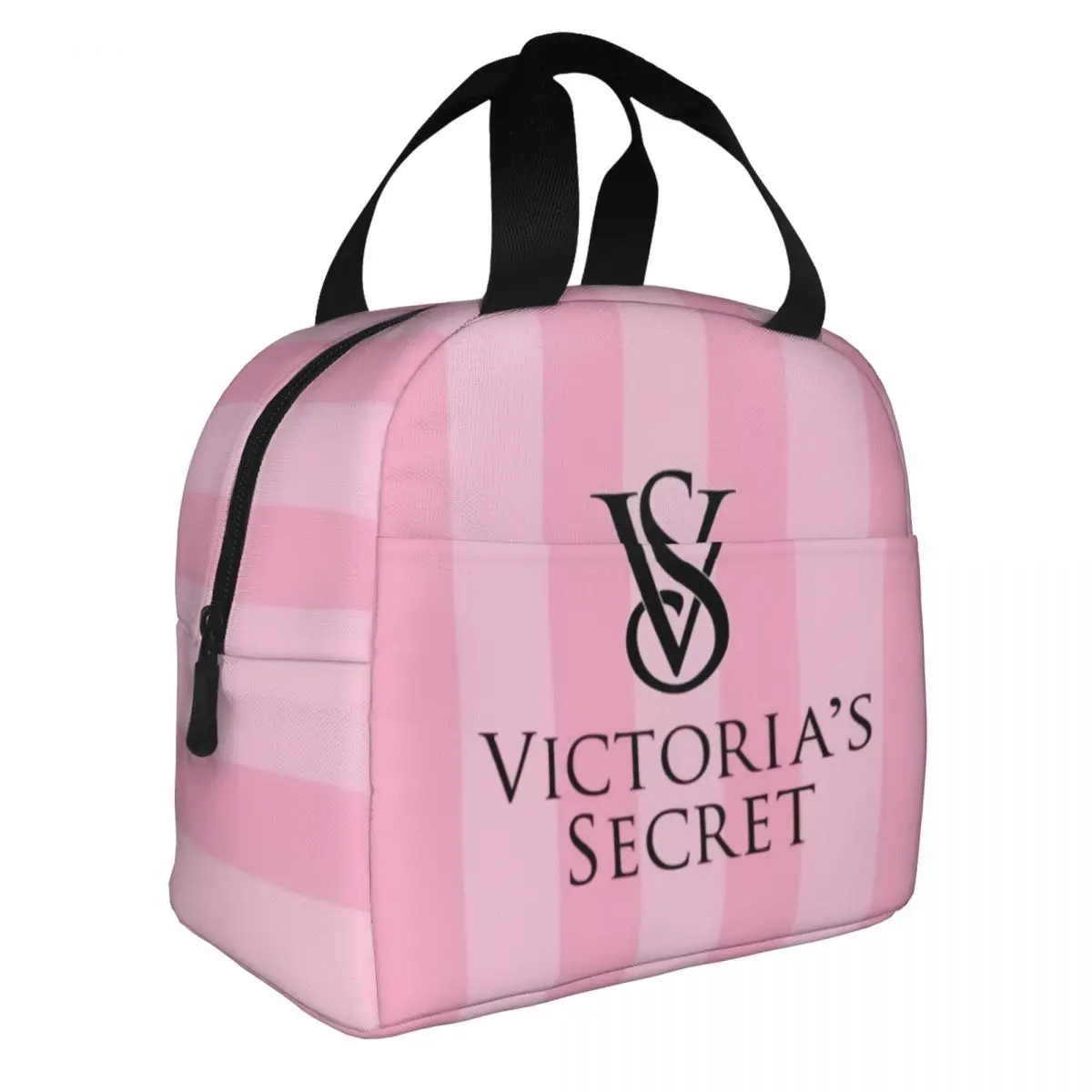 Pink-Victoria-S-Love-Secret Insulated Lunch Bags Thermal Bag Reusable Leakproof Tote Lunch Box Food Storage Bags School Outdoor