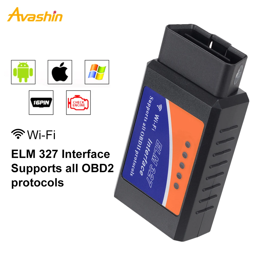 ELM327 V2.1 OBD2 Scanner BT/Wifi ELM 327 OBD Car Diagnostic Tool For Android /IOS PK Vgate Icar2 Code Reader