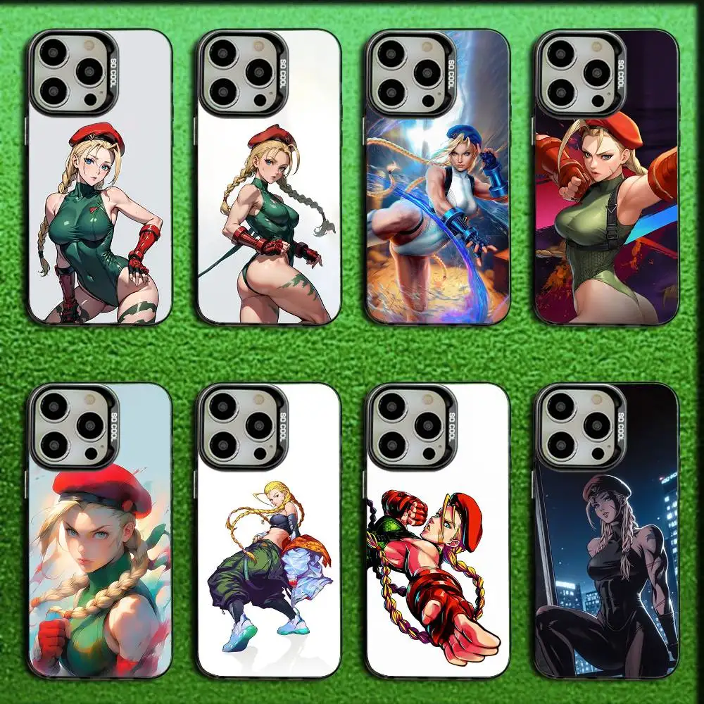 

S-Street F-Fighter Gammy Phone Case For iPhone 16,15,14,13,12,11,Mini,Pro,E,MAX Candy Matte Shockproof Black Cover