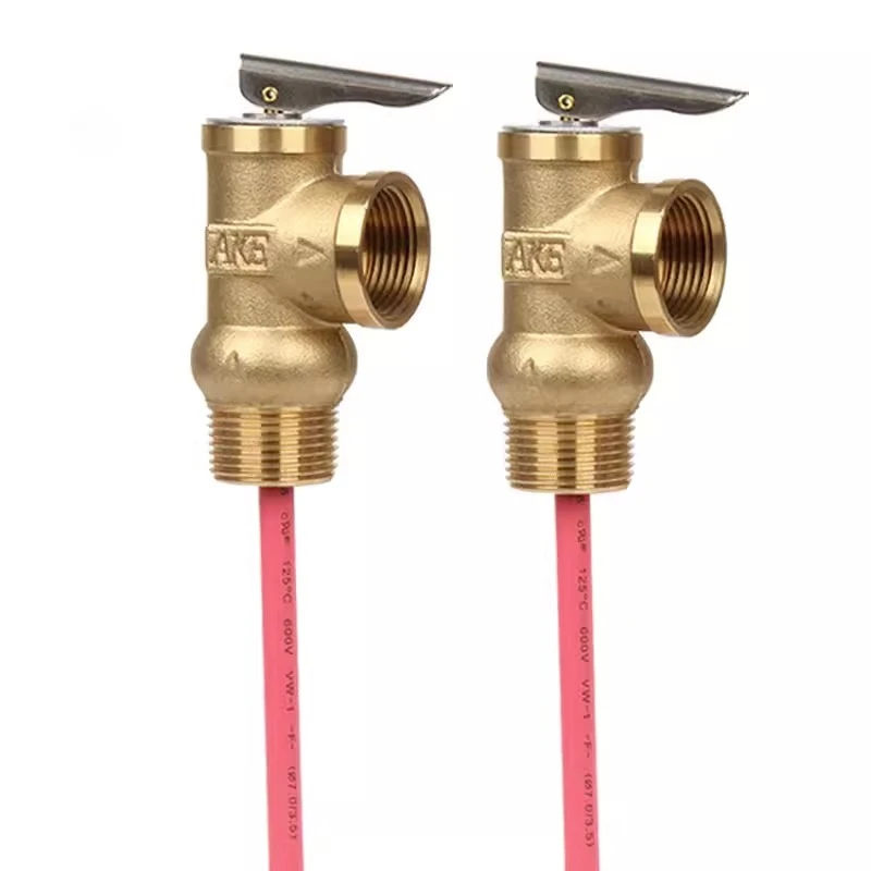 1PCS DN15/20 TP Valve Temperature Pressure Relief Valve BSP3/4