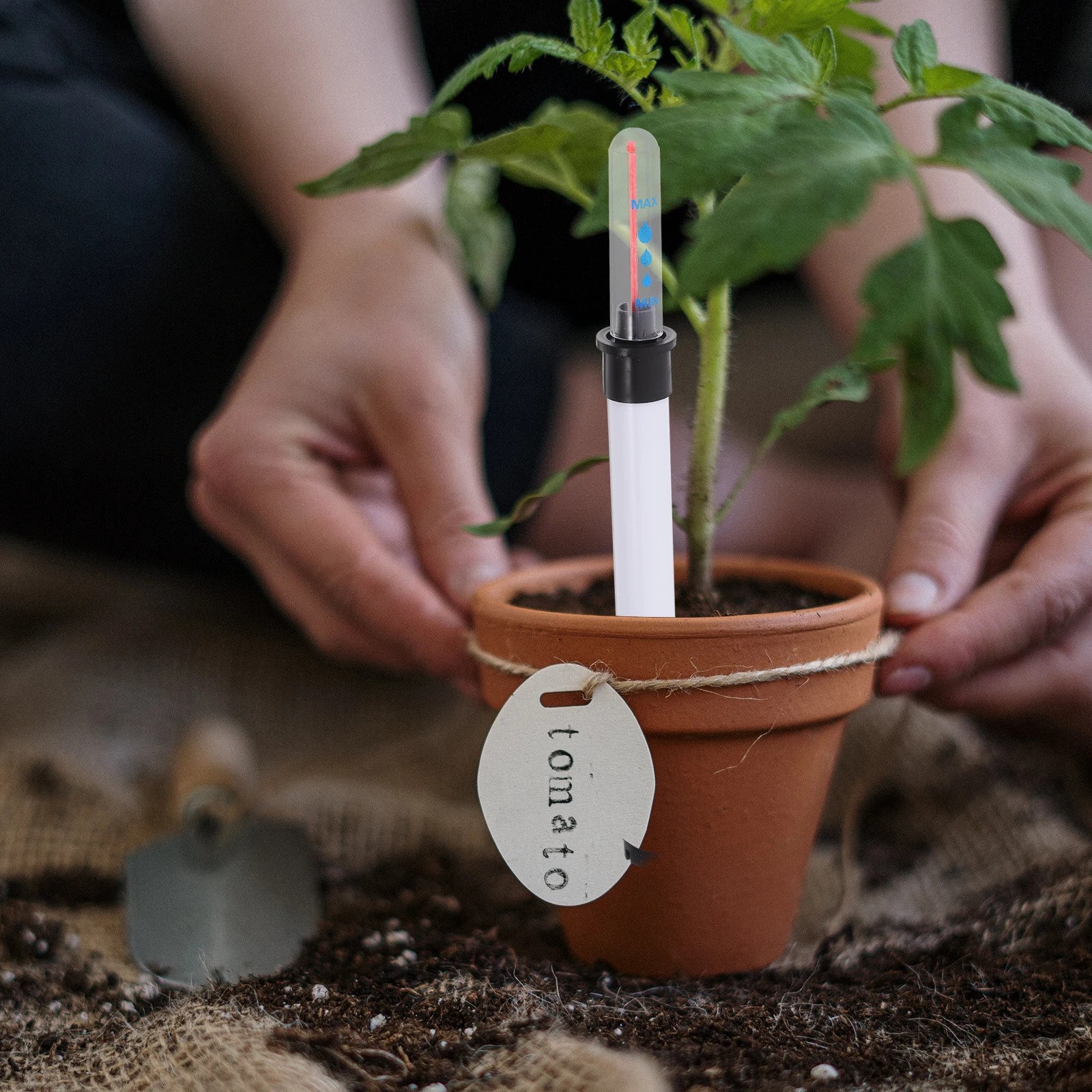 

4pcs Water Level Indicator with Clear Scale for Potted Plants Suitable for Outdoor Durable Plastic Sun Resistance Moisture Meter