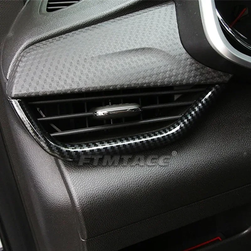 

Dashboard Side AC Air Conditioning Vent Outlet Frame Cover Trim For Chevrolet Cavalier ONIX 2019 - 2024 Carbon Fiber Accessories