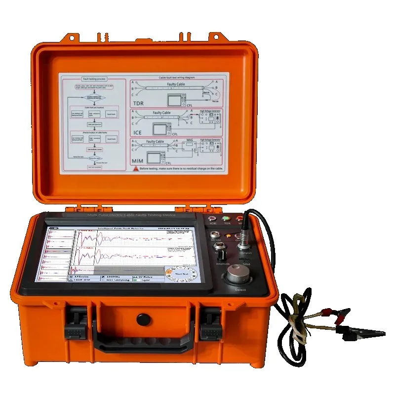 TDR Power Cable Fault Locator Underground Pipeline Detector Pinpointing Equipment