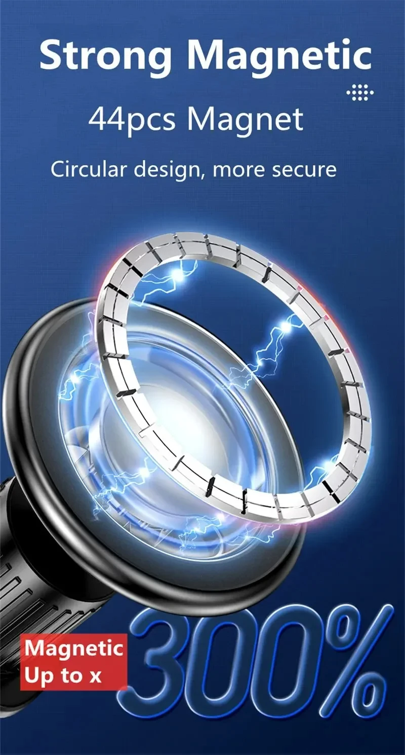 Magnetischer Autotelefonhalter, Ständer, Magnet, Autohalterung, unterstützt GPS-Mobilhalterung im Auto für Macsafe iPhone 15 14 13 12 Samsung Xiaomi – Detail 14