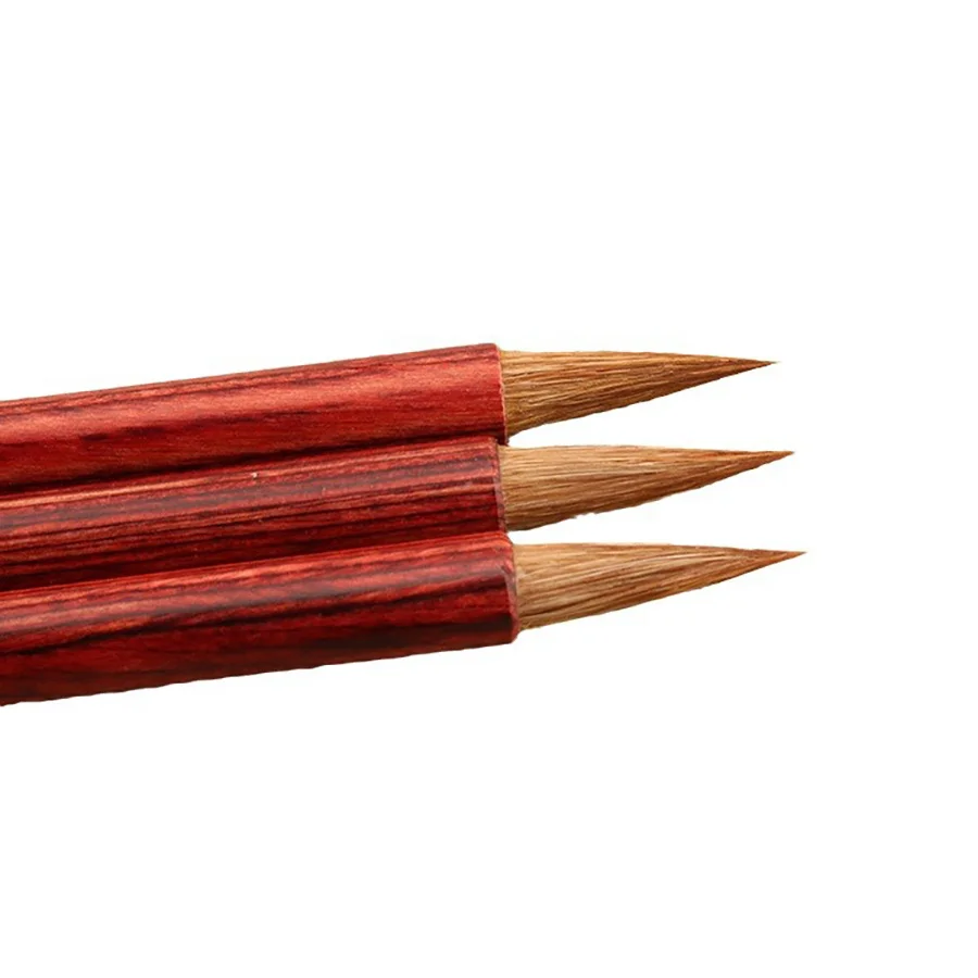 Hochwertige chinesische Pinsel, handgefertigte Kalligrafie-Pinsel, Strichpinsel, Aquarellpinsel, geeignet für alle Arten von Malerei. – Detail 6