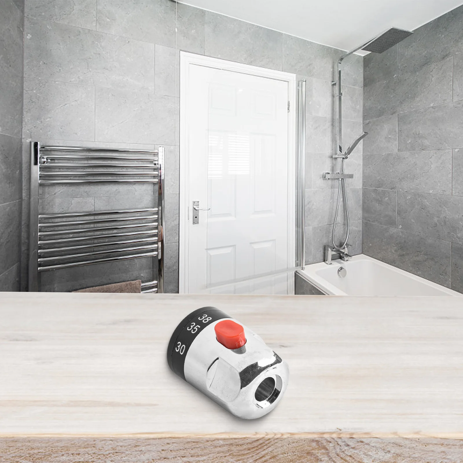 

Регулируемая ручка клапана с регулируемой температурой для термостатических смесителей для ванны и водонагревателя для душа, аксессуары для ванной комнаты