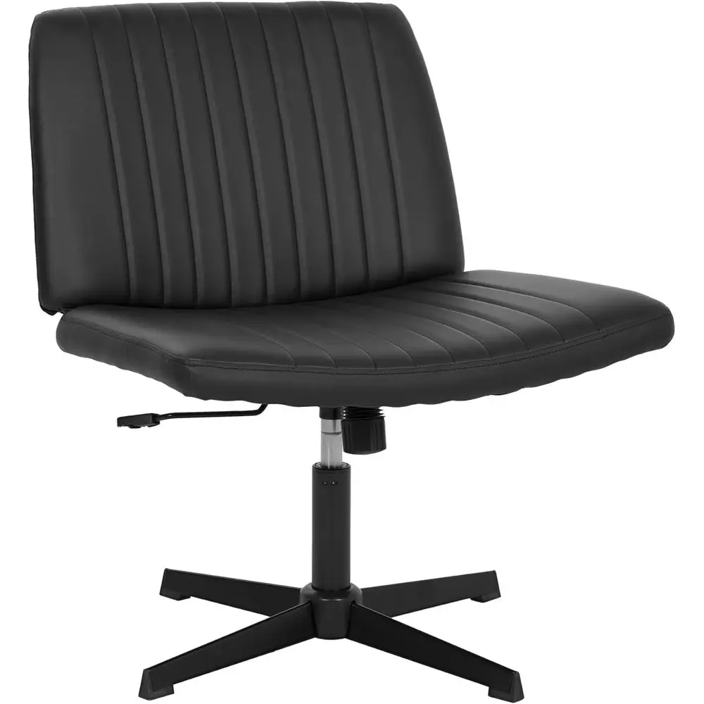 

Criss Chair ArmlLegged Oice Desk Chair Adjustable Swivel Ergonomic Desk Chair No Wheels haped Backrest with Wide Seat Native Spo