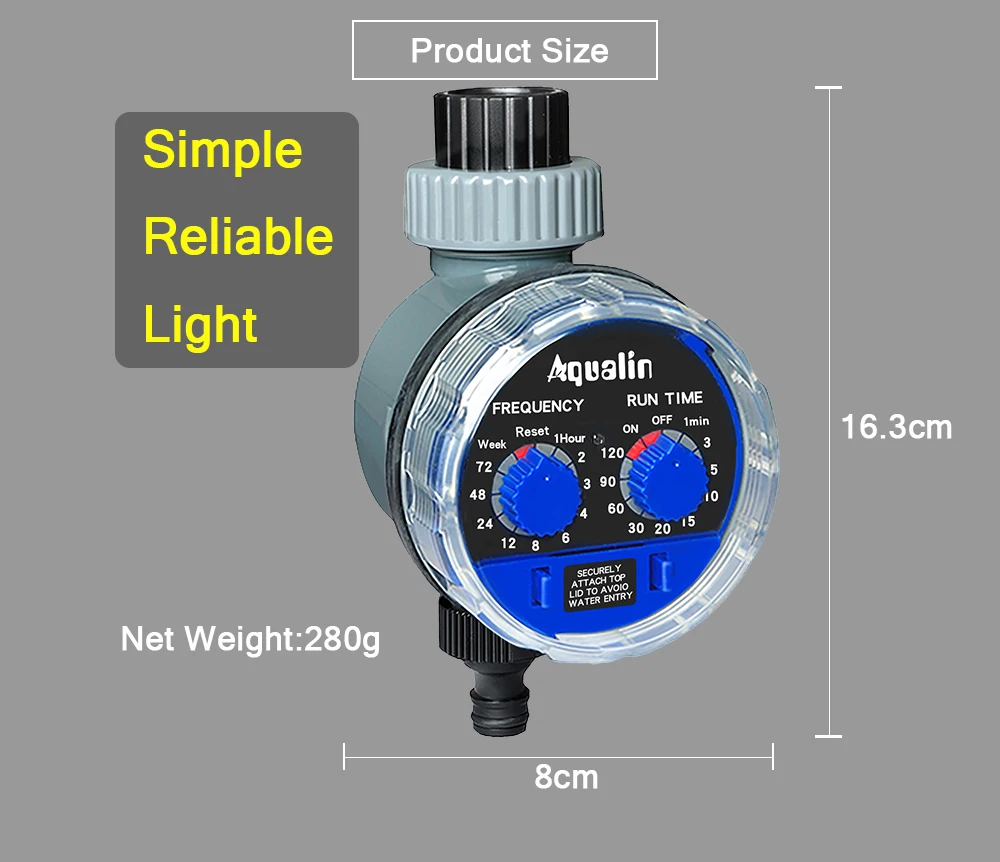 Garten Bewässerung Timer Kugelhahn/Magnetventil Bewässerung Controller Hause Garten Automatische Bewässerung Elektronische Ventil – Detail 5