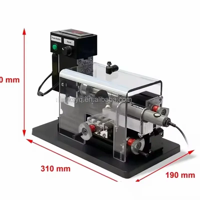 Compact Disassembling Machine for 18650, 21700, 26650 and 4680 -46110 Cylindrical Cases