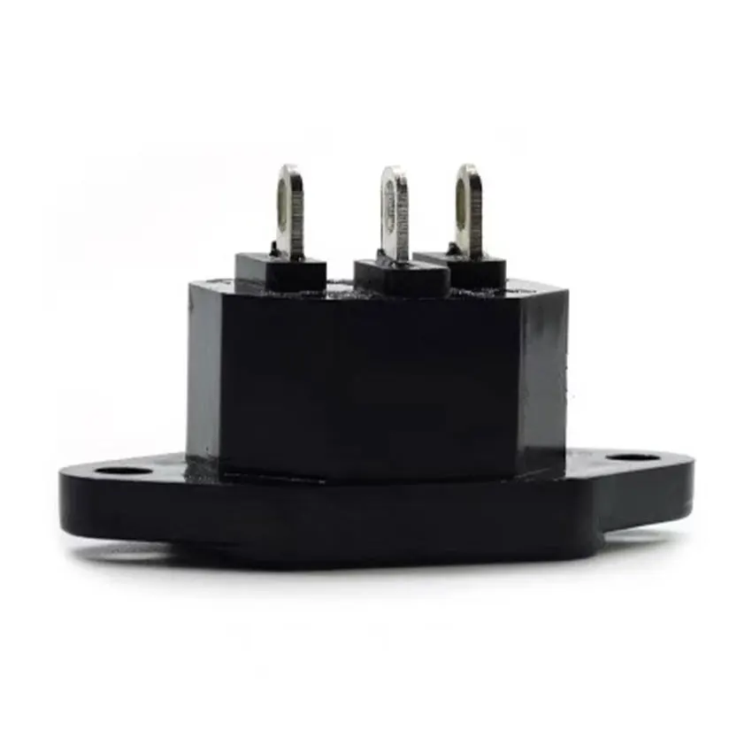 5 قطعة 3P IEC 320 C14 ذكر التوصيل لوحة مداخل الطاقة مآخذ موصلات التيار المتناوب 250 فولت 10A ﻿