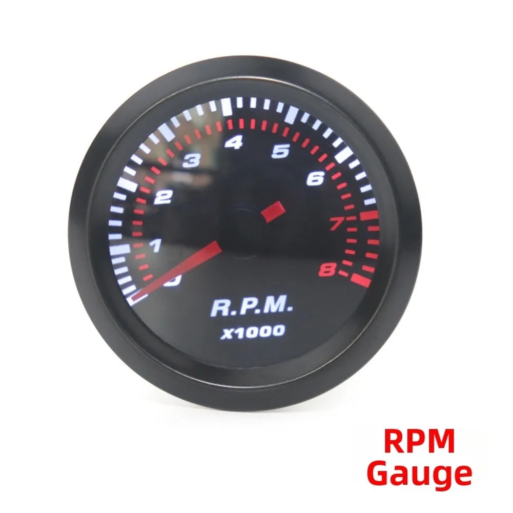 For Racing And Drifting 6 Gauge Set Engine Monitoring System 7 Switchable Background Colors Dual Size Configuration