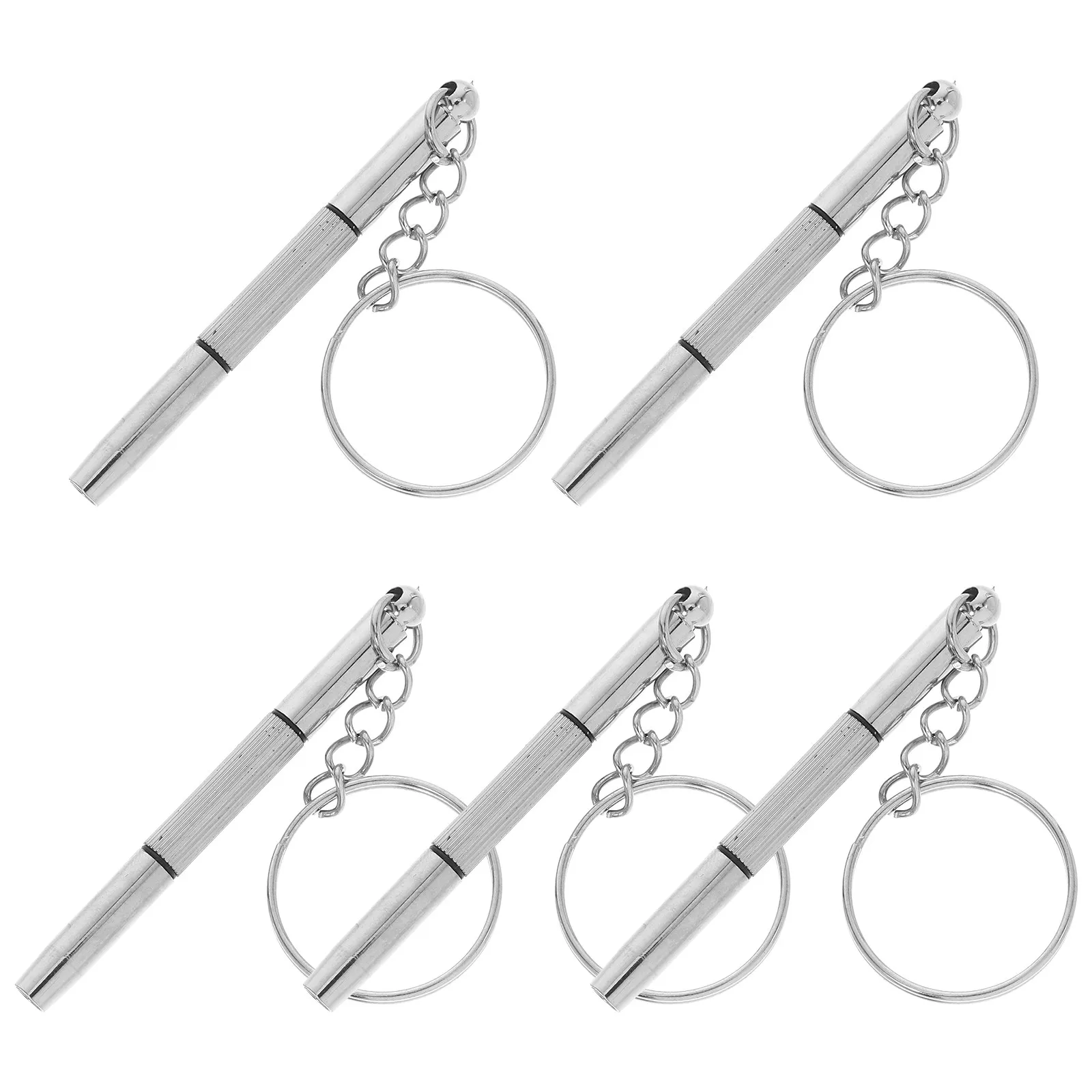 5Pcs Mini Screwdriver Set 3-in-1 Eyeglass Repair Tool Stainless Steel Portable Glasses Tightening Kit for Sunglasses Watches