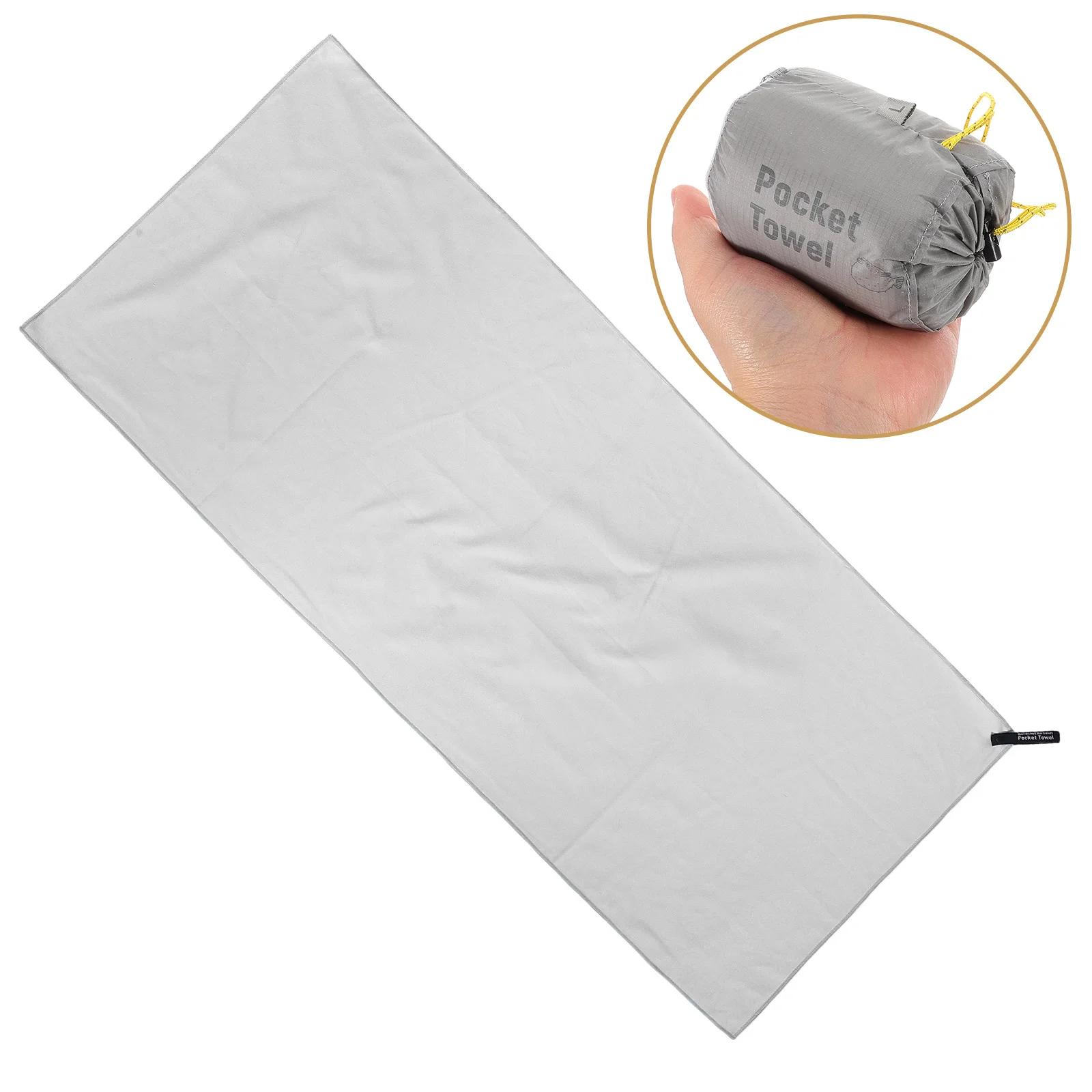 

1Set Quick Dry Sport Towel Dual Sided Sweat Absorption Lightweight Portable for Running Gym Outdoor Camping Cooling Exercise