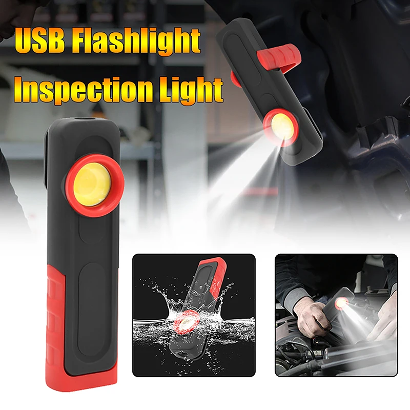 1Pc Car Detailing Tool USB Flashlight Inspection Light Car Paint Finish Lamp Scan Swirl Multifunction Auto Repair Working Lamp