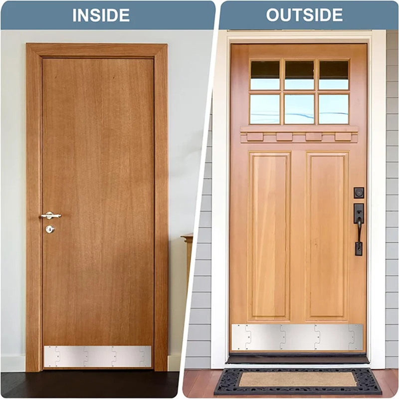 

A05G-Door Kick Plate, сверхпрочная защита от царапин для нижней части дверей, пескоструйная обработка для внутреннего/внешнего использования