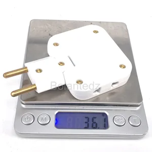 Multiprise Electric Output Extension, EU, Electric Range, Rotating 180 ° Strip, Adapter, 3 AC, 1 Converter, 3 TAKEN 10 MAIN SALES ADAPTER TAKING - №8