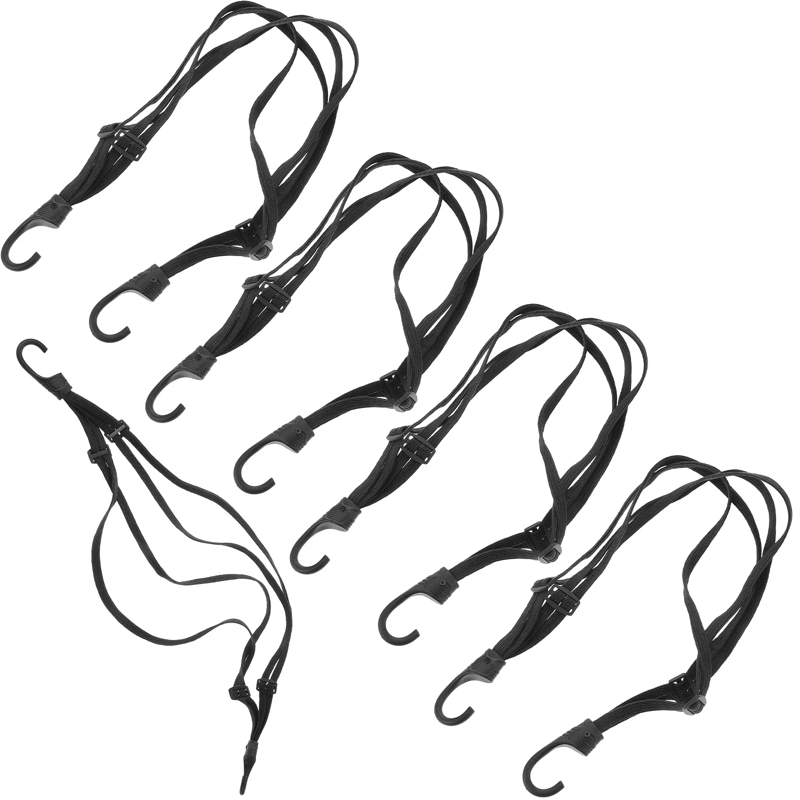 

5Pcs High Elasticity Motorcycle Bungee Cords Rope Anti-Loss Motorcycle Strap Luggage Tensioner Outdoor Cycling