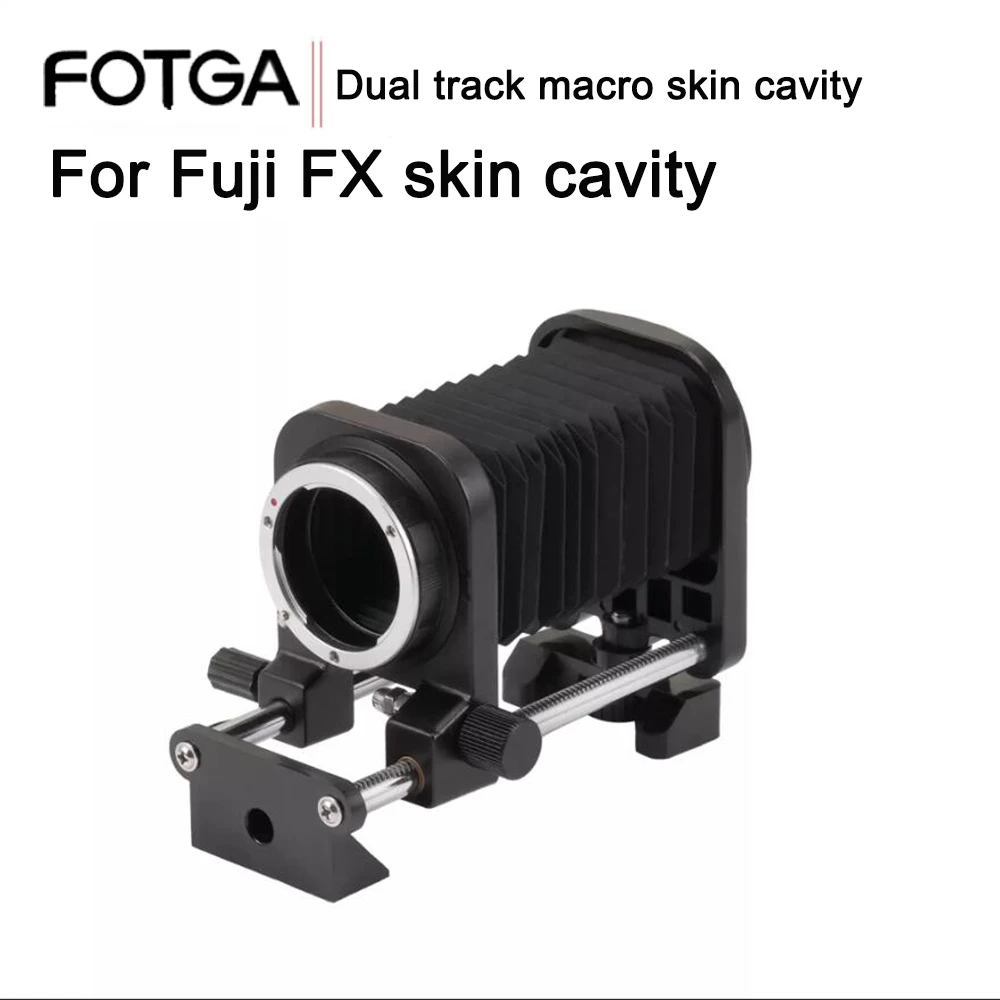 FOTGA Macro Extension Bellows Dual-track close-up skin cavity macro skin cavity Bellows Lens For Fuji FX lens or body Camera