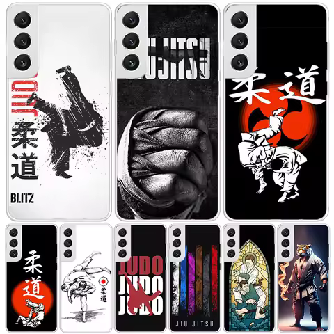 Judo jiu jitsu BJJ Brazilian Phone Case For Samsung Galaxy S25 S24 S23 S22 S21 FE S20 Ultra S10 Plus Art Customized Coque Capa S