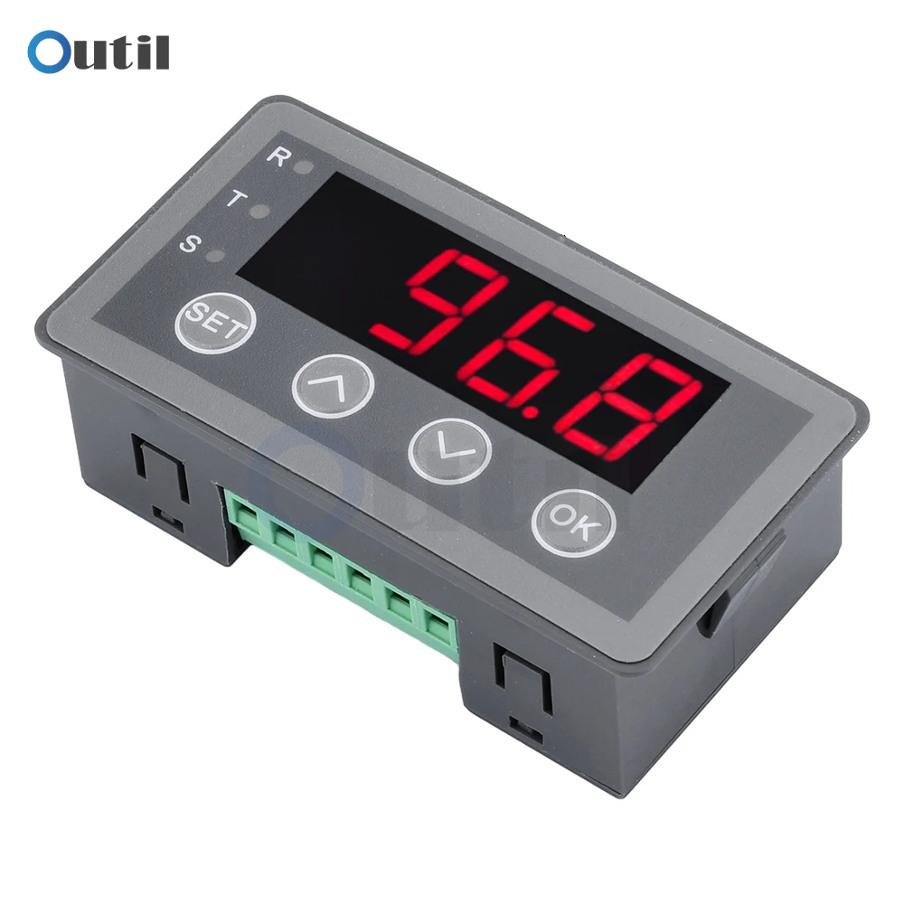 Analog Transmitter Signal Indicator 0-10V 0-20mA 2-10V 4-20mA Sensor 4 Bit RS485 Serial port MODBUS-RTU Signal Display Meter