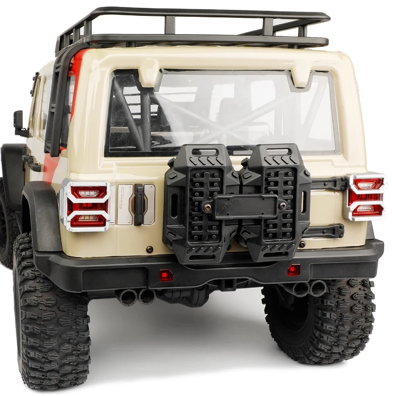 1 zestaw symulowanych lamp tylnych z efektem druku 3D do samochodów RC typu crawler w skali 1/7, Traxxas Relalo Crobol MK07 JK07, akcesoria