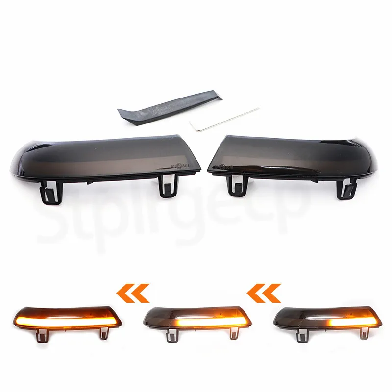 Pair LED Side Wing Rearview Mirror Dynamic Indicator Blinker Flowing Turn Signal Light for VW GOLF 5 MK5 Jetta Passat B5.5 B6