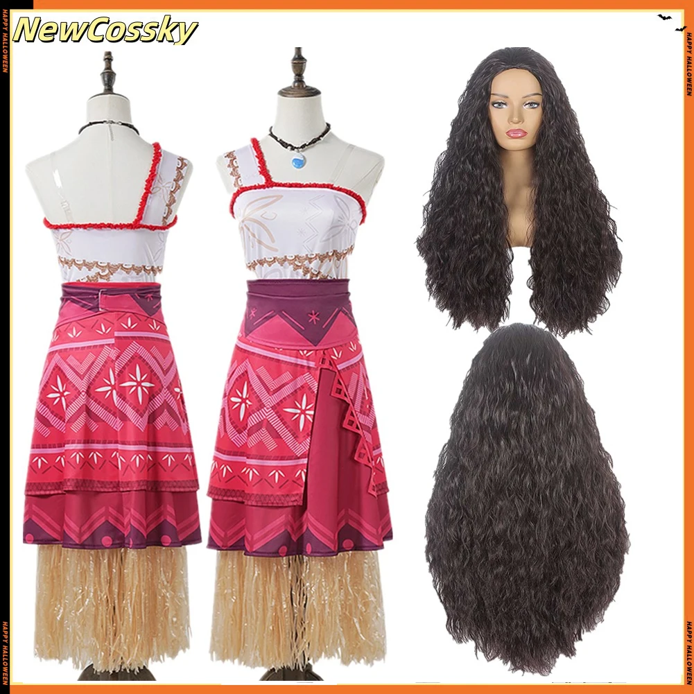 Moyana Cosplay Costume Cartoon Polynesia Princess Disfraz Women Clothing Female Fantasy Halloween Carnival Party Suit