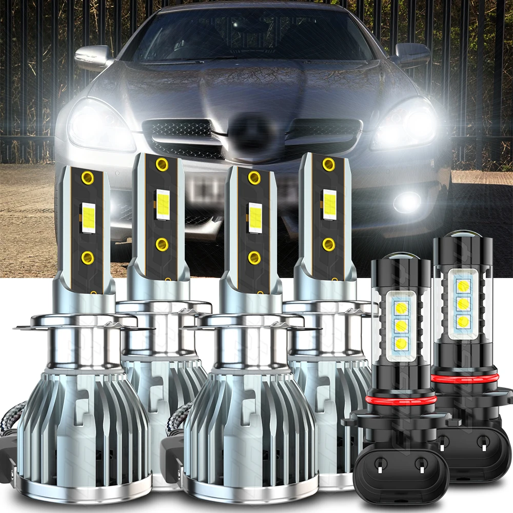 

XWQHJW H7 9005 9006 LED headlight bulbs Car lights Super Bright LED Headlight Bulb Conversion Kit 6000K Car accsesories