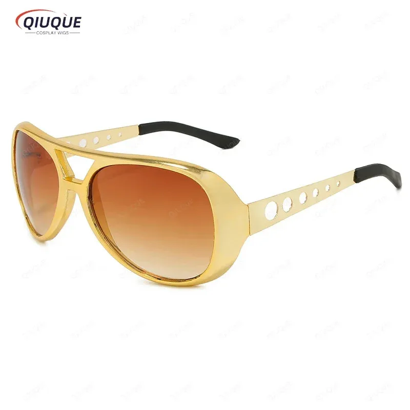 جديد! الرجال مغني الروك أرون تأثيري الفيس بريسلي الأسود مقاومة للحرارة الاصطناعية الشعر الطرف + شعر مستعار KF3