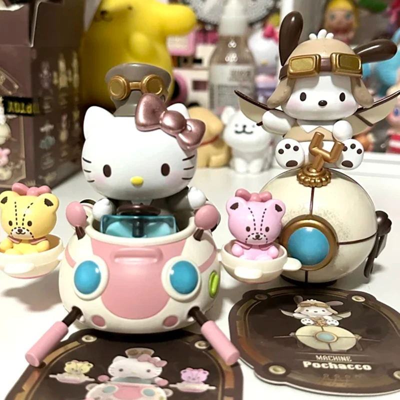 

Genuine Toptoy Sanrio Characters Steampunk Series Figures Surprise Trendy Blind Box Hello Kitty Kuromi Cinnamoroll Pochacco Toy