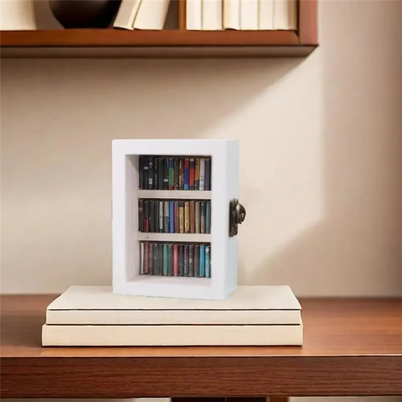 LICE-Anti-ความวิตกกังวลชั้นวางหนังสือ 60 หนังสือ Miniature Book Match กล่องของขวัญ Shake Away ความวิตกกังวลของคุณตกแต่งบ้าน