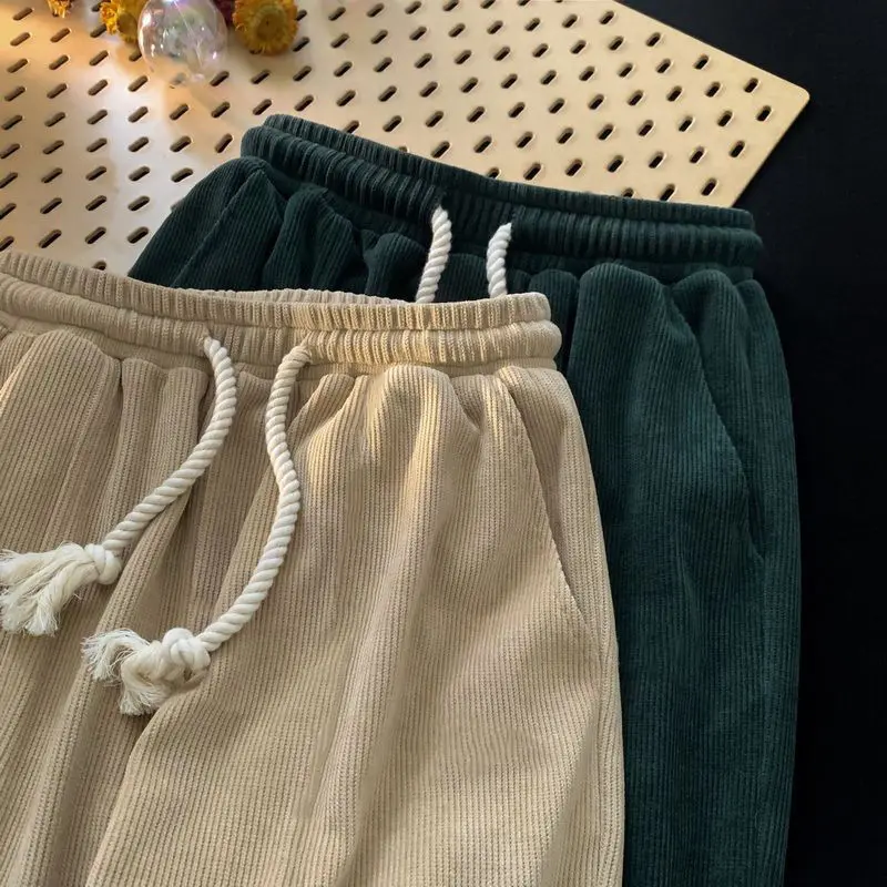 

Брюки женские осенние минималистичные однотонные повседневные Модные простые женские свободные универсальные в Корейском стиле с завязками и высокой талией Harajuku Новинка