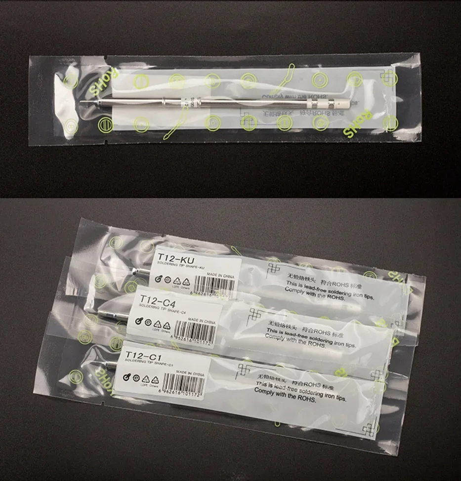 T12 لحام لحام الحديد نصائح BCF1/B2/BC2/BC3/B/BCF2/BCF3/BL/C1/C4/D4/BC1/D24/D52 نوع الحديد تلميح ل هاكو FX951 STM32 OLED