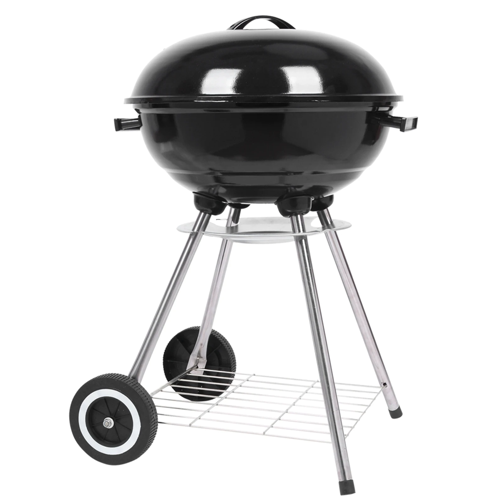 

18 Inch Apple Charcoal Stove Enamel (Cover Furnace Body) White Side Wheel Diameter 15cm