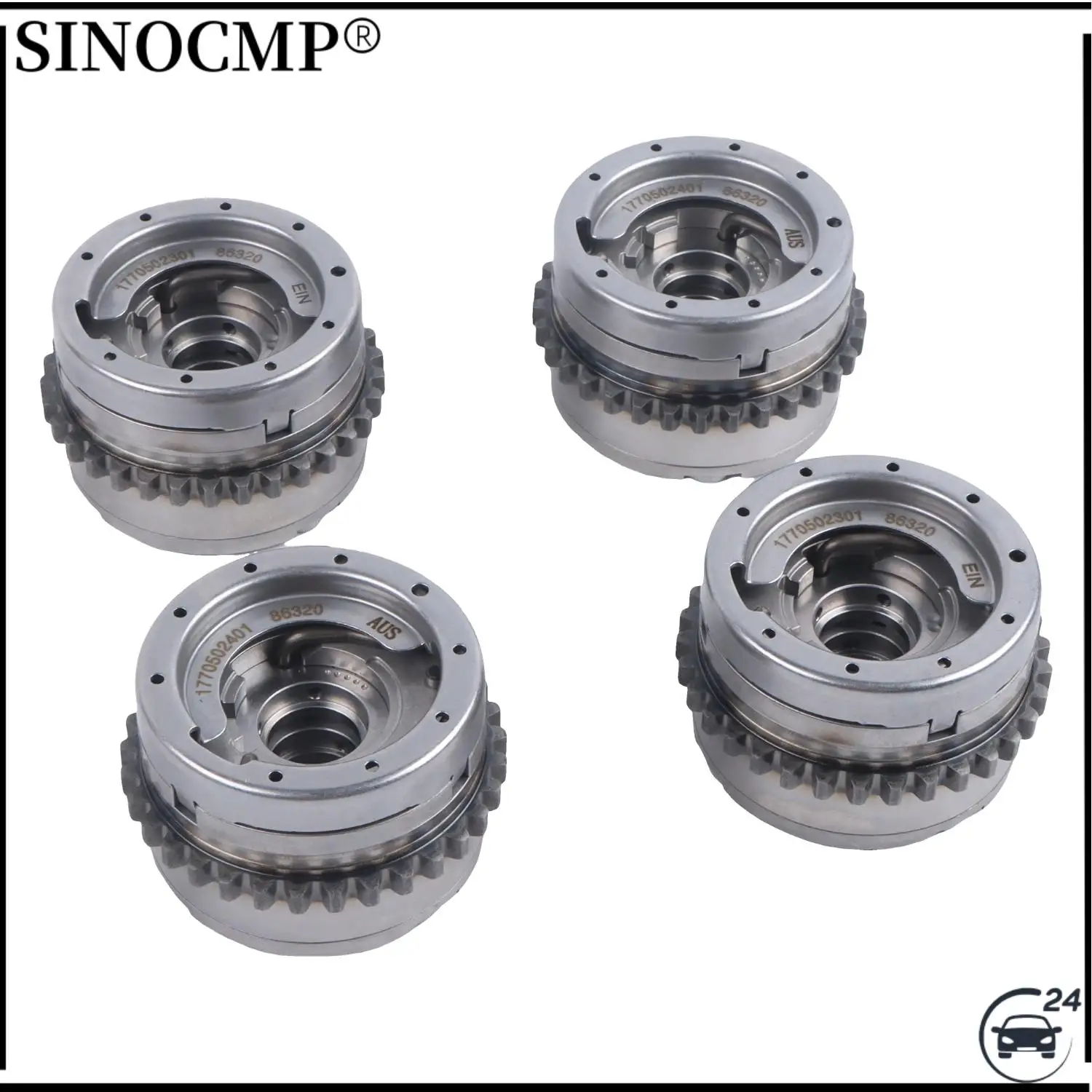 

A1770502301 A1770502401 1770502301 1770502401 Регуляторы распределительного вала впуску и выхлопных газов VVT для Mercedes-Benz M177 4.0L