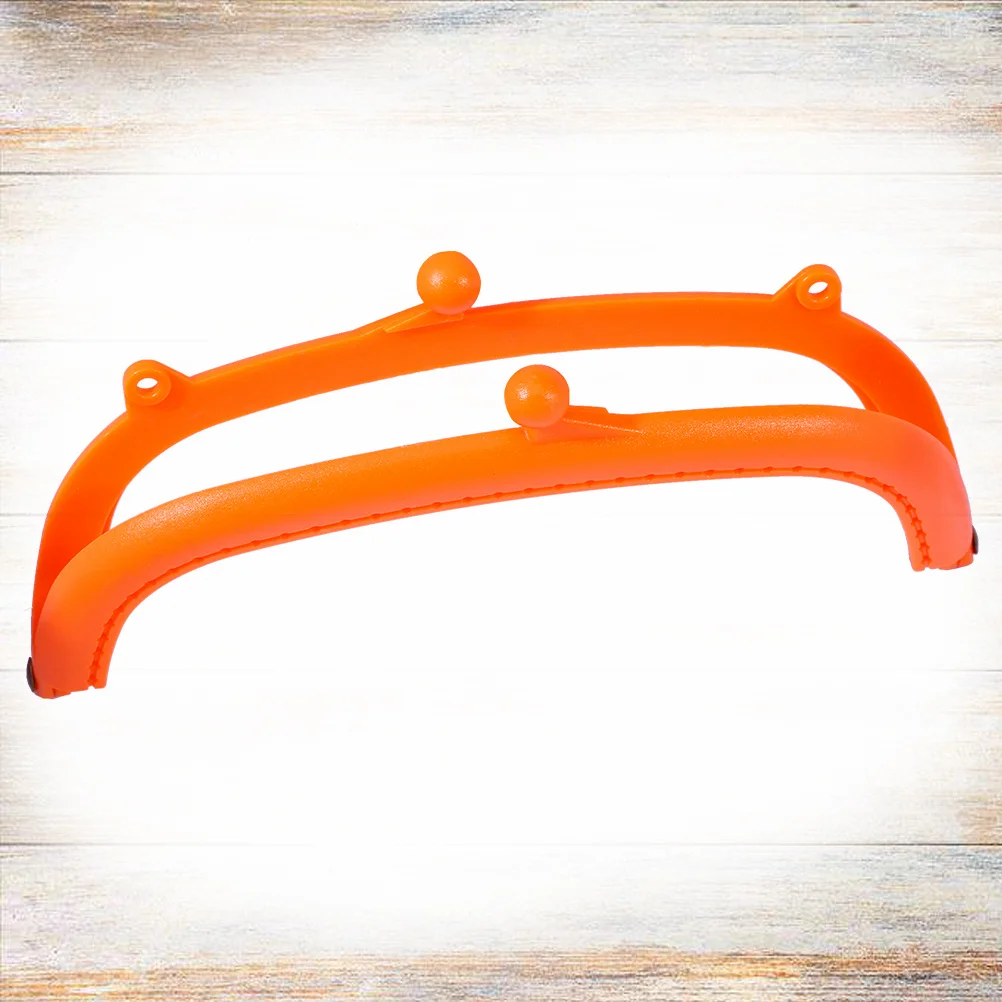 

Semicircular Candy Color 16.5cm Plastic Purse Frame Arc Lock for Wallet Handbag DIY Accessories Purse Making Clamp