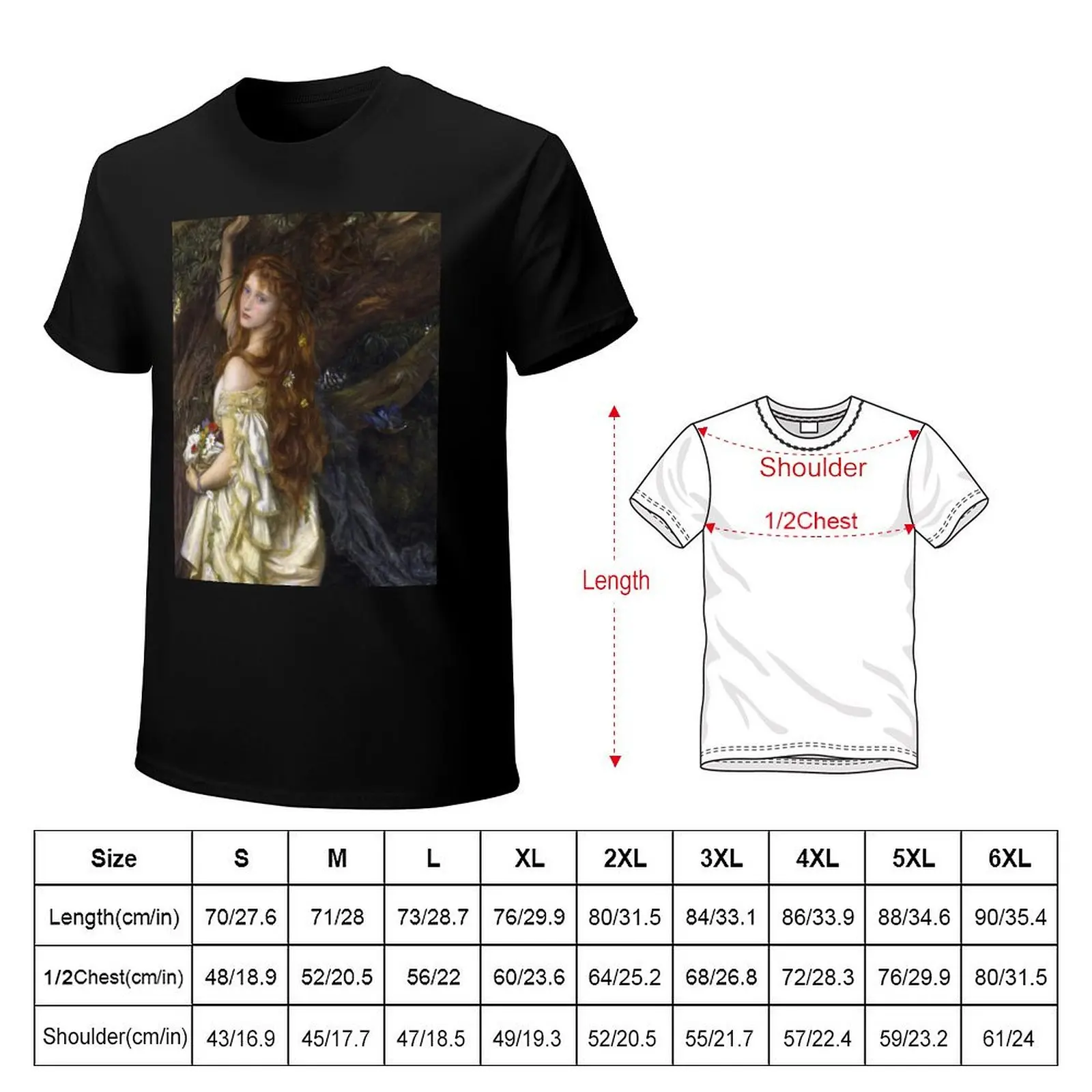 Arthur Hughes - Ophelia T-Shirt Holiday Party T-Shirt for Men