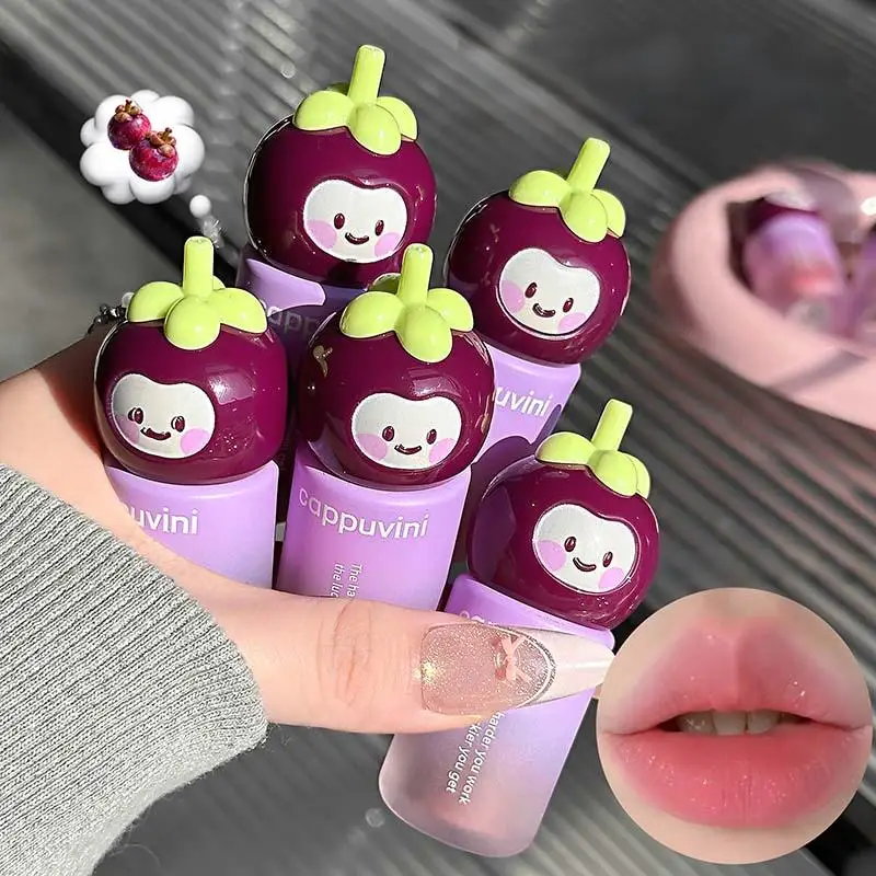 Cappuvini Two-Pack Cute Velvet Matte Lip Gloss Set Long-lasting Easy to Apply Lip Mud Brightens the complexion