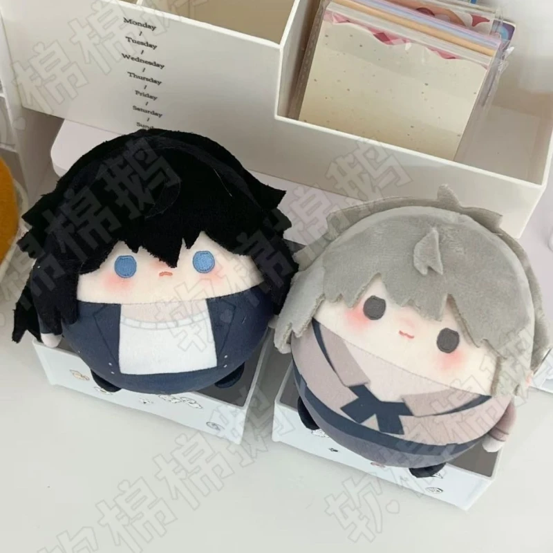 

10cm Anime Ghost Hunter Luo YunYing Qin Wu Kawaii Cosplay Soft Cotton Dango Doll Egg Printing Body Cartoon Mini Toy Figure Gifts