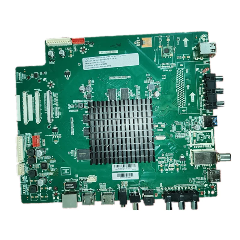 

Free shipping！ T.MS6488E.U801 MAIN BOARD LED TV motherboard tested well bh-16124 t650qvn04.5