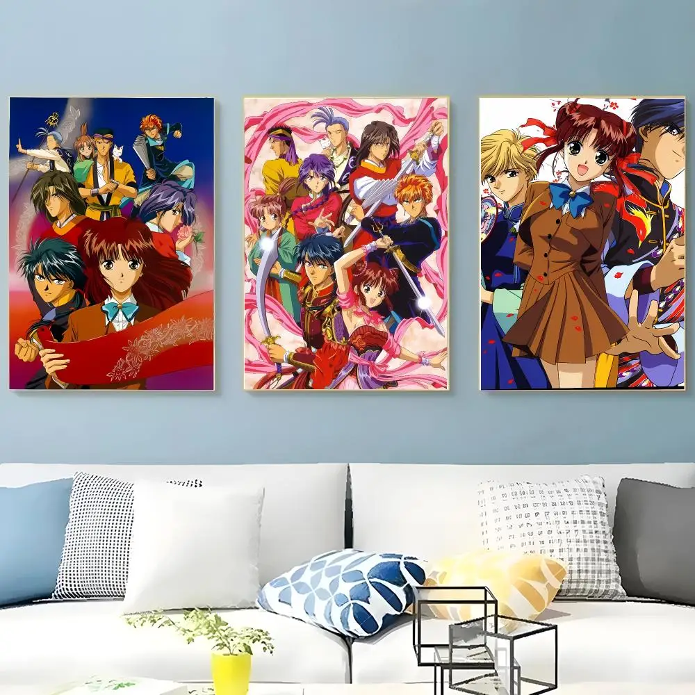 Classic Shoujo Manga F-Fushigi Yuugi Poster Creative Indoor Decorative Artwork & Modern Home Decor