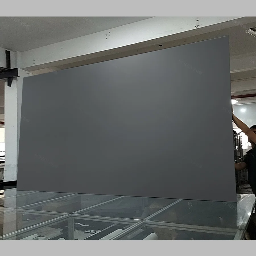 

180 Inch Projector Screen 4K HD 16:9 Ambient Light Rejecting Fixed Frame ALR Projector Screen for Normal/Long Throw Projector