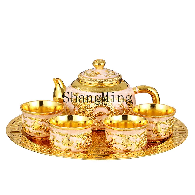 

PYH Kung Fu Tea Set Household Master Cup Tea Breaker Teapot Gift New Chinese Cold Kettle Dry Tea Plate